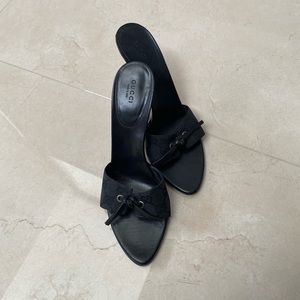 Authentic GUCCI stiletto heels/mules sz39
